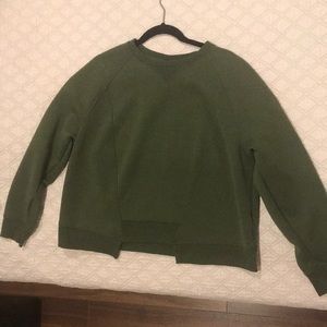 Hunter green olive sweatshirt XL